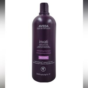 NEW | AVEDA Invati Advanced Exfoliating Shampoo Rich 33.8 fl oz / 1L